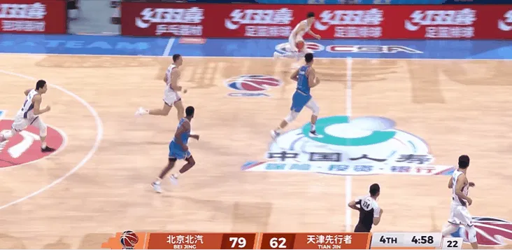 博鱼-郑昊燃三分出手再中，天津末节连中3记三分&amp;amp;分差缩小至14分